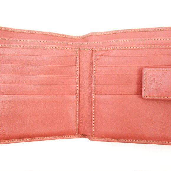 Gucci W hook purse Gutchishima pink leather Authentic used - Picture 5 of 8